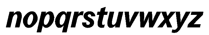 Perfektta TRIAL BoldItalic Instance Font LOWERCASE