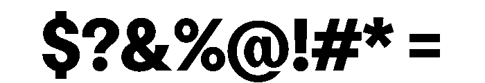 Perfektta TRIAL ExtraBold Instance Font OTHER CHARS