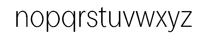 Perfektta TRIAL Light Instance Font LOWERCASE