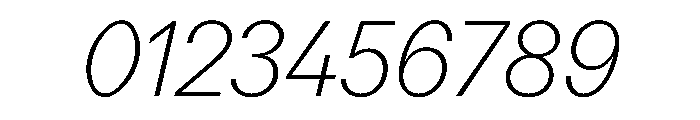 Perfektta TRIAL LightItalic Instance Font OTHER CHARS