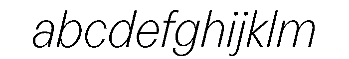 Perfektta TRIAL LightItalic Instance FONT