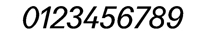 Perfektta TRIAL MediumItalic Instance Font OTHER CHARS