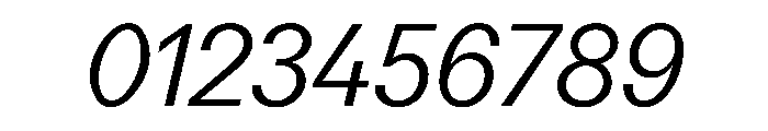 Perfektta TRIAL RegularItalic Instance Font OTHER CHARS