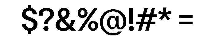 Perfektta TRIAL SemiBold Instance Font OTHER CHARS