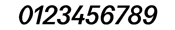Perfektta TRIAL SemiBoldItalic Instance Font OTHER CHARS