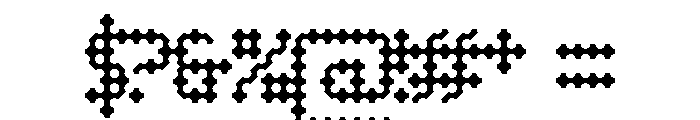 Perforatetc Regular Font OTHER CHARS