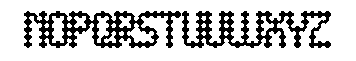 Perforatetc Regular Font UPPERCASE
