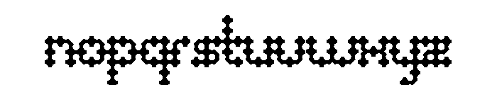 Perforatetc Regular Font LOWERCASE