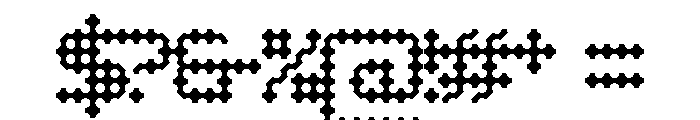Perforatetc Wide Font OTHER CHARS