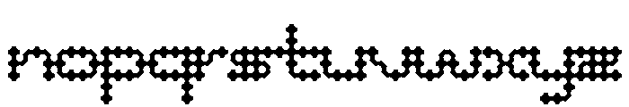 Perforatetc Wide Font LOWERCASE