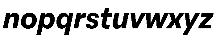 PeridotDevanagari ExtraBoldItalic Font LOWERCASE