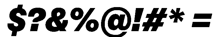 PeridotDevanagari HeavyItalic Font OTHER CHARS