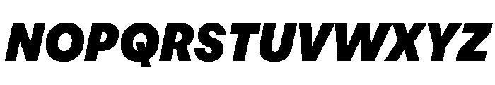 PeridotDevanagari HeavyItalic Font UPPERCASE