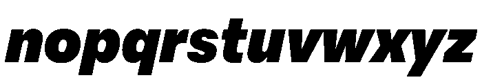 PeridotDevanagari HeavyItalic Font LOWERCASE