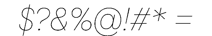 PeridotTamil ThinItalic Font OTHER CHARS
