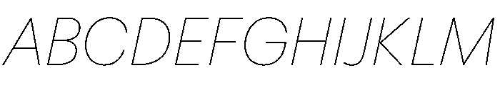 PeridotTamil ThinItalic Font UPPERCASE