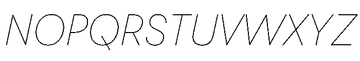 PeridotTamil ThinItalic Font UPPERCASE