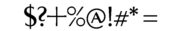 Persona Medium Font OTHER CHARS