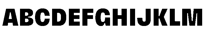 PetitFrèreNarrow Black Font UPPERCASE