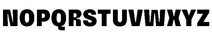 PetitFrèreNarrow Black Font UPPERCASE
