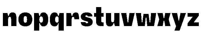 PetitFrèreNarrow Black Font LOWERCASE