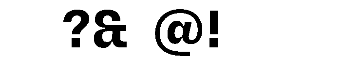 PetitFrèreNarrow Bold Font OTHER CHARS