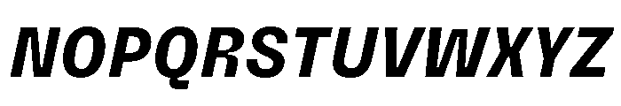 PetitFrèreNarrow BoldItalic Font UPPERCASE