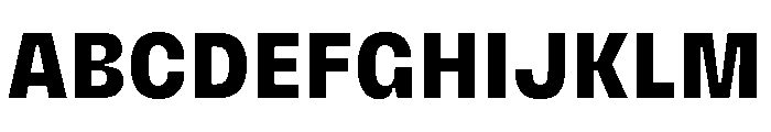 PetitFrèreNarrow Extrabold Font UPPERCASE
