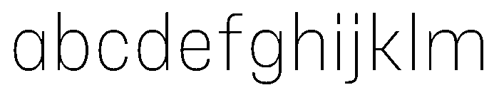 PetitFrèreNarrow Extralight FONT