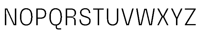 PetitFrèreNarrow Light Font UPPERCASE