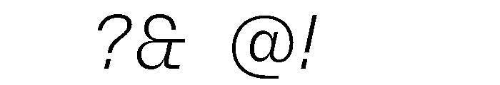 PetitFrèreNarrow LightItalic Font OTHER CHARS