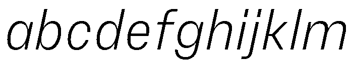 PetitFrèreNarrow LightItalic FONT