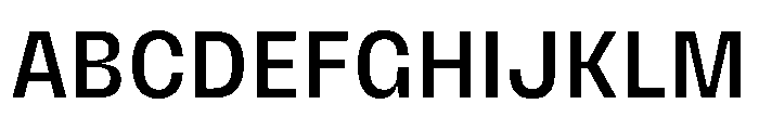 PetitFrèreNarrow Medium Font UPPERCASE