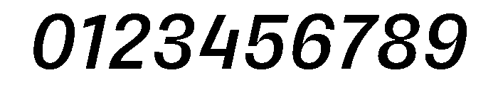 PetitFrèreNarrow MediumItalic Font OTHER CHARS