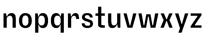 PetitFrèreNarrow Medium Font LOWERCASE