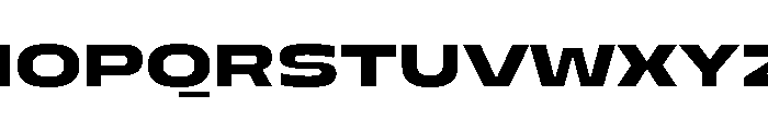 PetitFrèreWide Black Font UPPERCASE