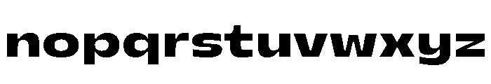 PetitFrèreWide Black Font LOWERCASE