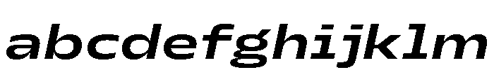 PetitFrèreWide BoldItalic FONT