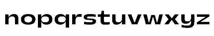 PetitFrèreWide Bold Font LOWERCASE