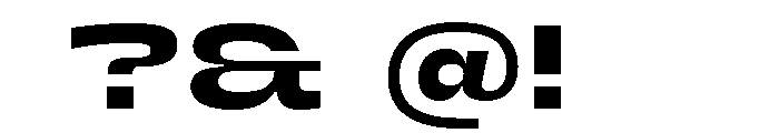 PetitFrèreWide Extrabold Font OTHER CHARS