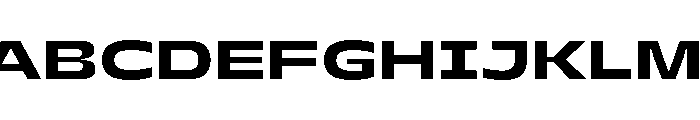 PetitFrèreWide Extrabold Font UPPERCASE