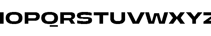 PetitFrèreWide Extrabold Font UPPERCASE