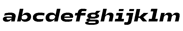 PetitFrèreWide ExtraboldItalic FONT