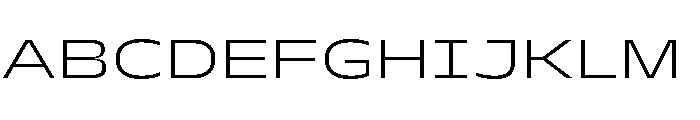 PetitFrèreWide Light Font UPPERCASE