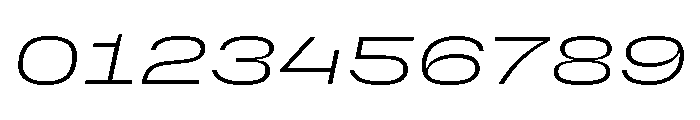 PetitFrèreWide LightItalic Font OTHER CHARS