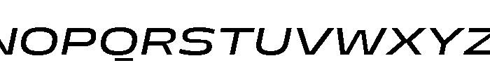 PetitFrèreWide MediumItalic Font UPPERCASE