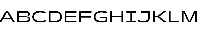PetitFrèreWide Regular Font UPPERCASE