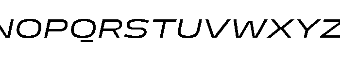 PetitFrèreWide RegularItalic Font UPPERCASE
