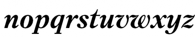 Petersburg Bold Italic Font LOWERCASE
