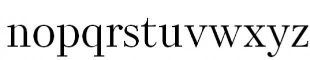 Petersburg Book Font LOWERCASE